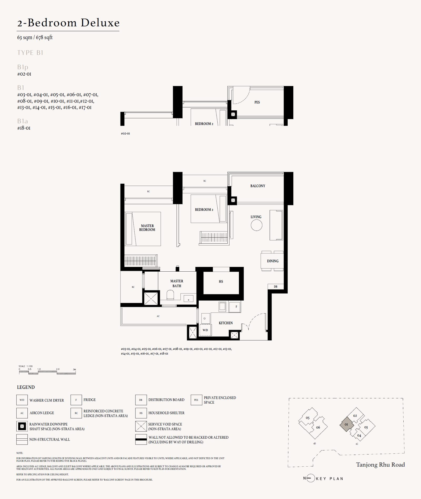 Arina East Residences B1 floor plan