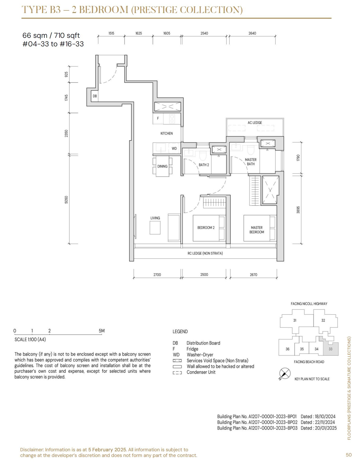Aurea B3 floor plan