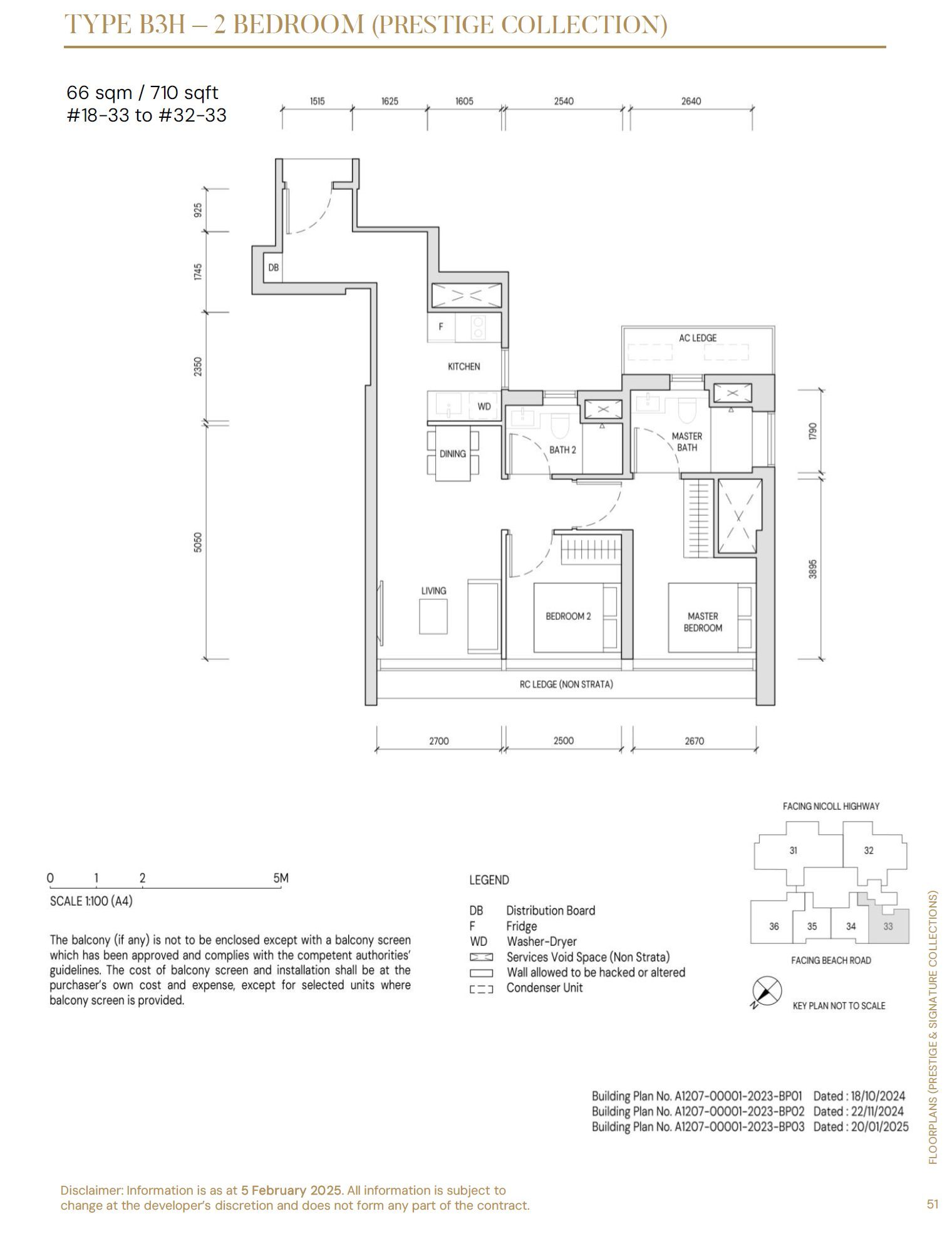 Aurea B3H floor plan