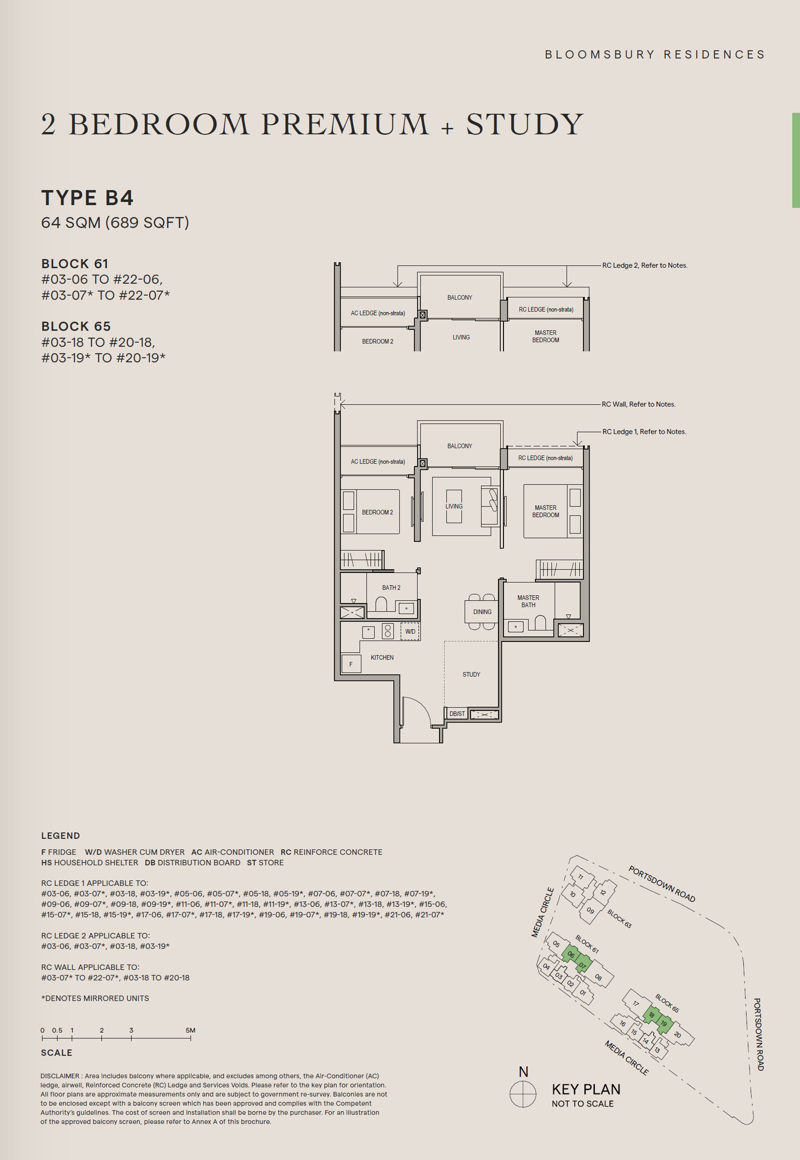 Bloomsbury Residences B4 floor plan