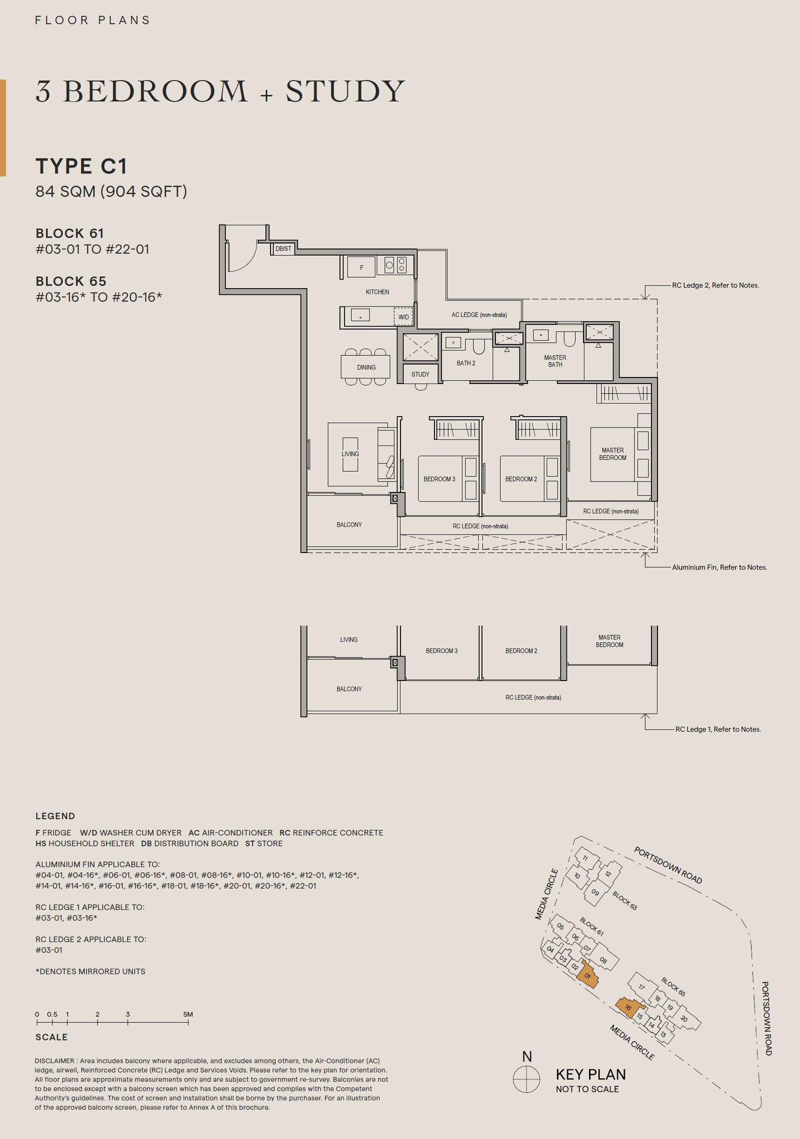 Bloomsbury Residences C1 floor plan