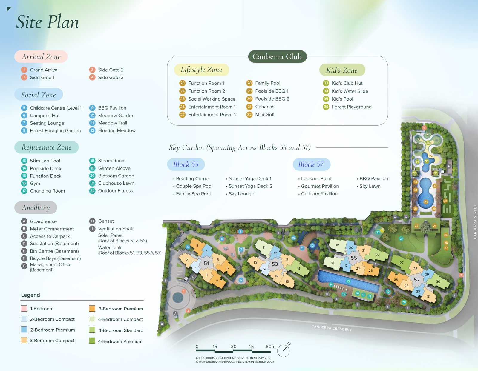 Canberra Crescent Residences Site Plan