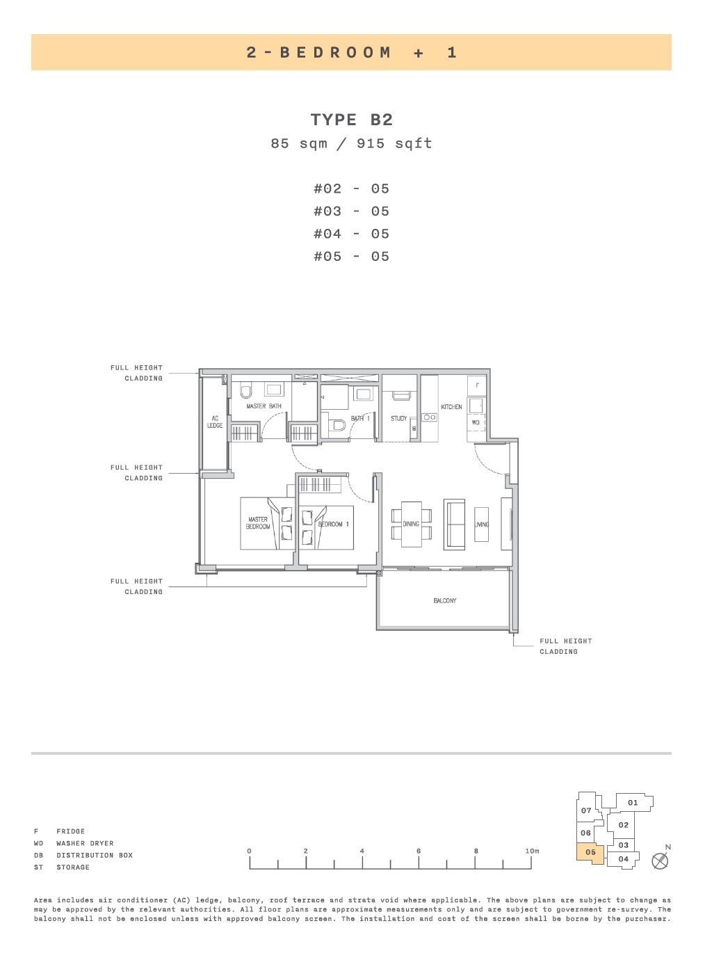 Claydence B2 floor plan