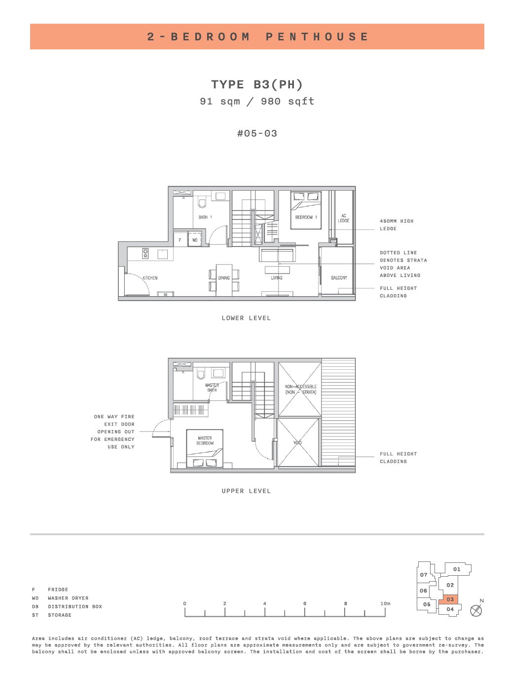 Claydence B3(PH) floor plan