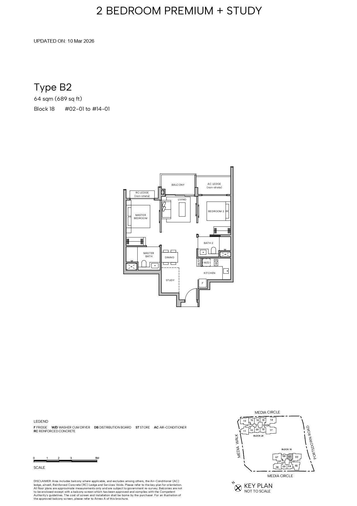 Hudson Place Residences B2 floor plan