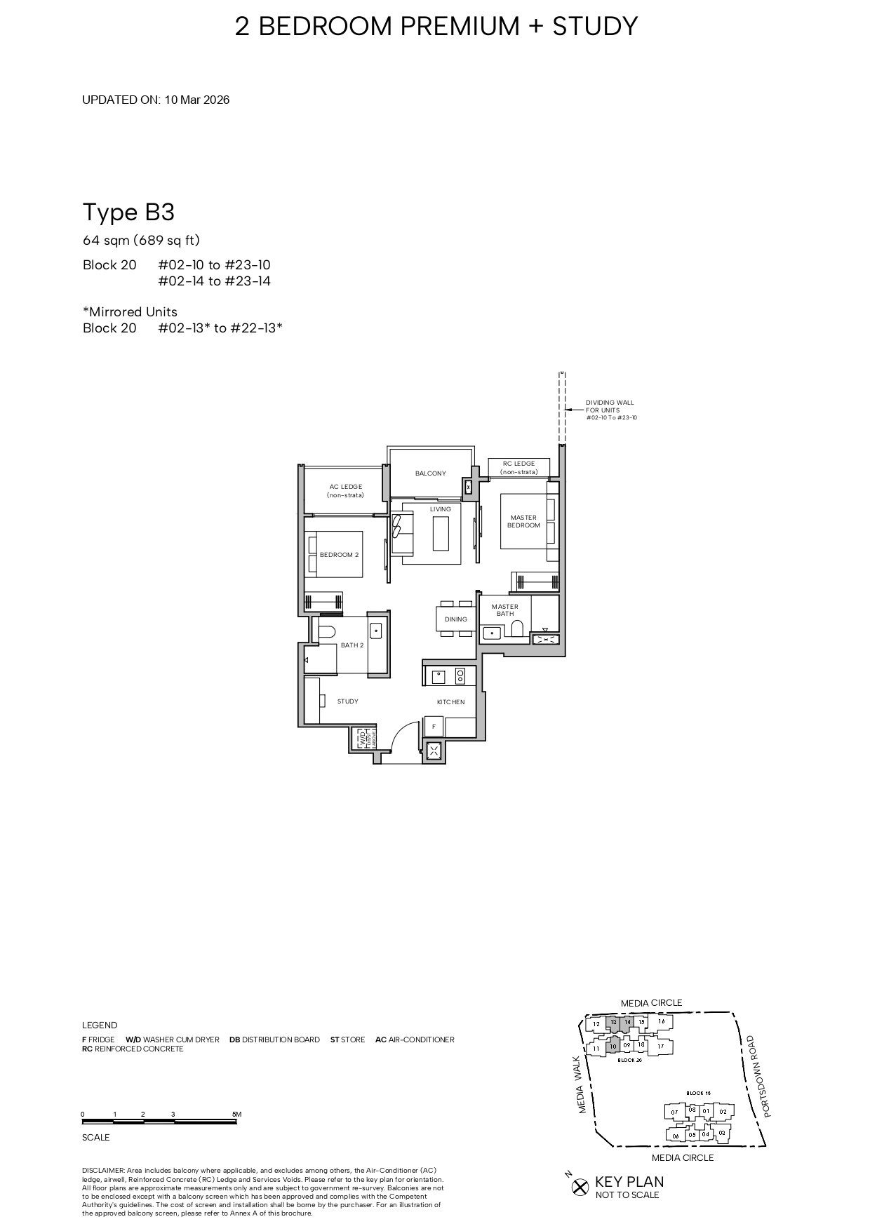 Hudson Place Residences B3 floor plan