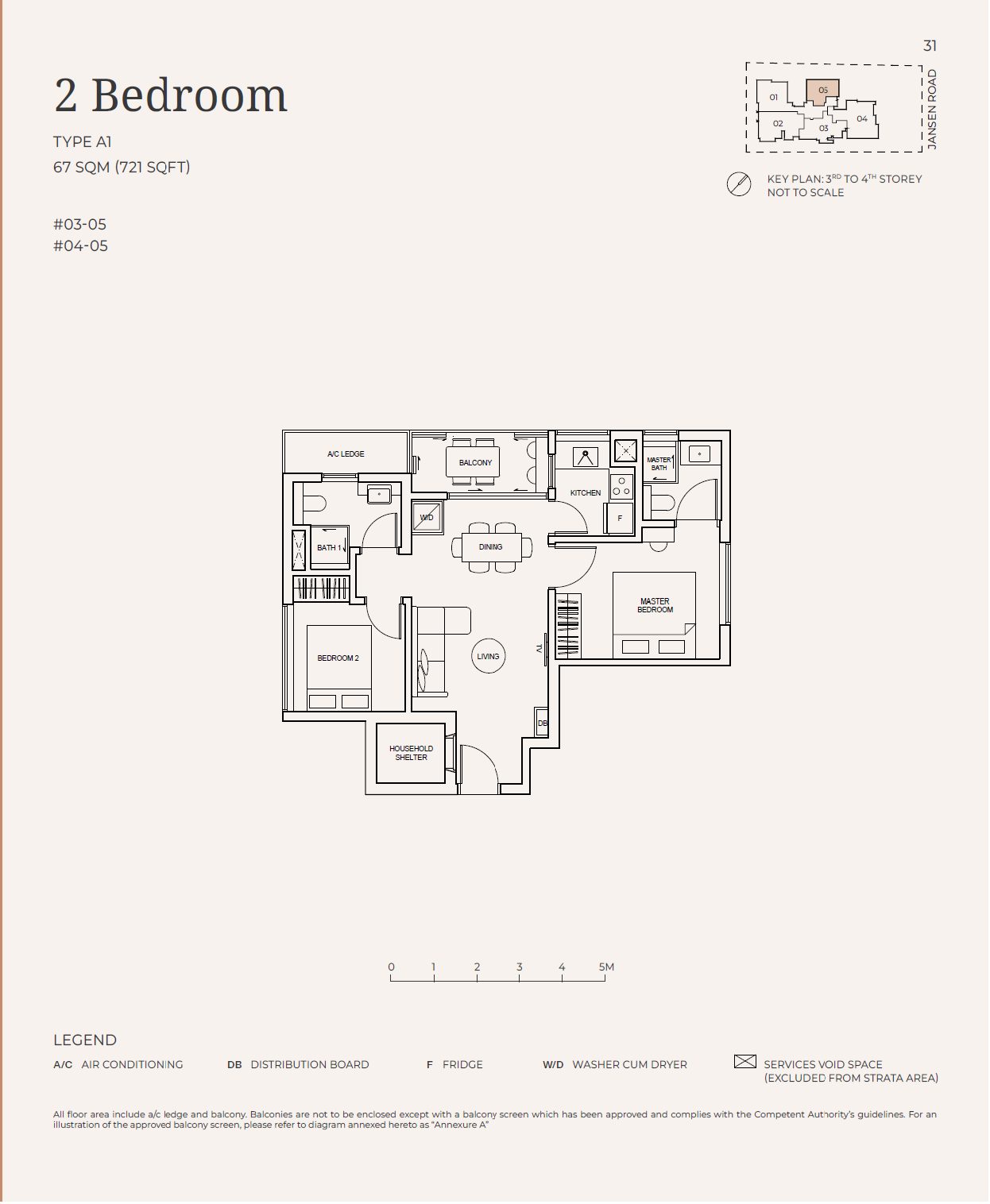 Jansen House A1 floor plan