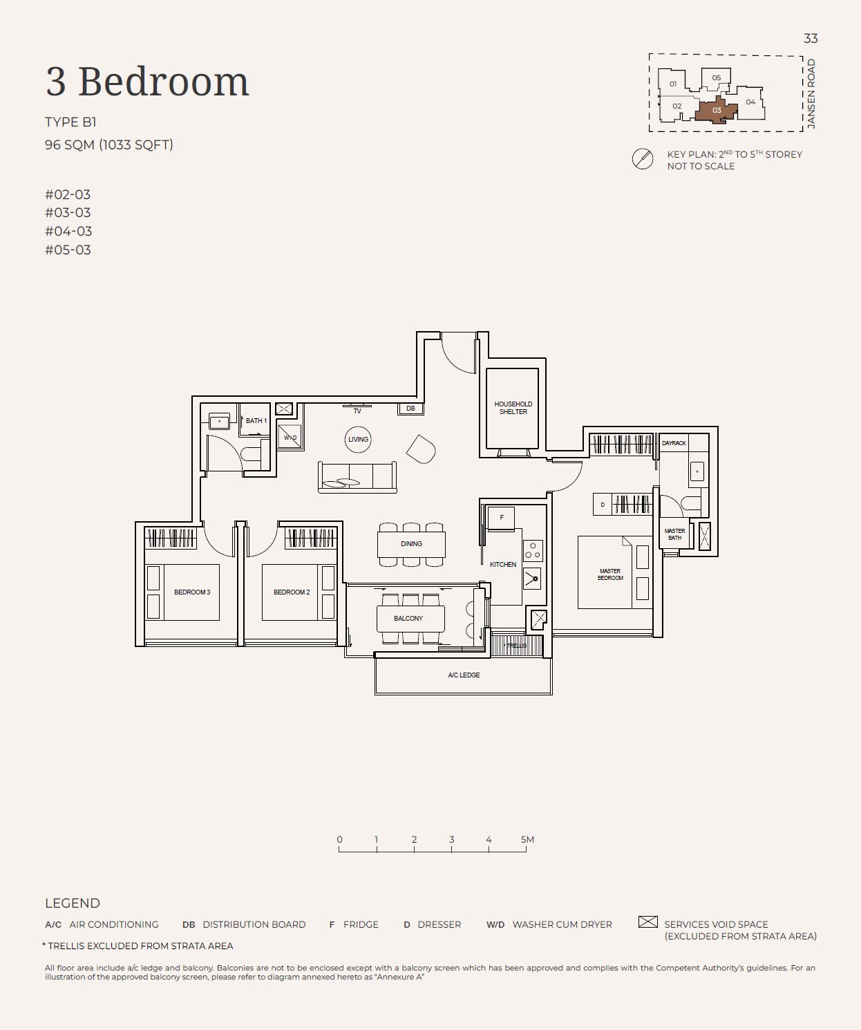Jansen House B1 floor plan