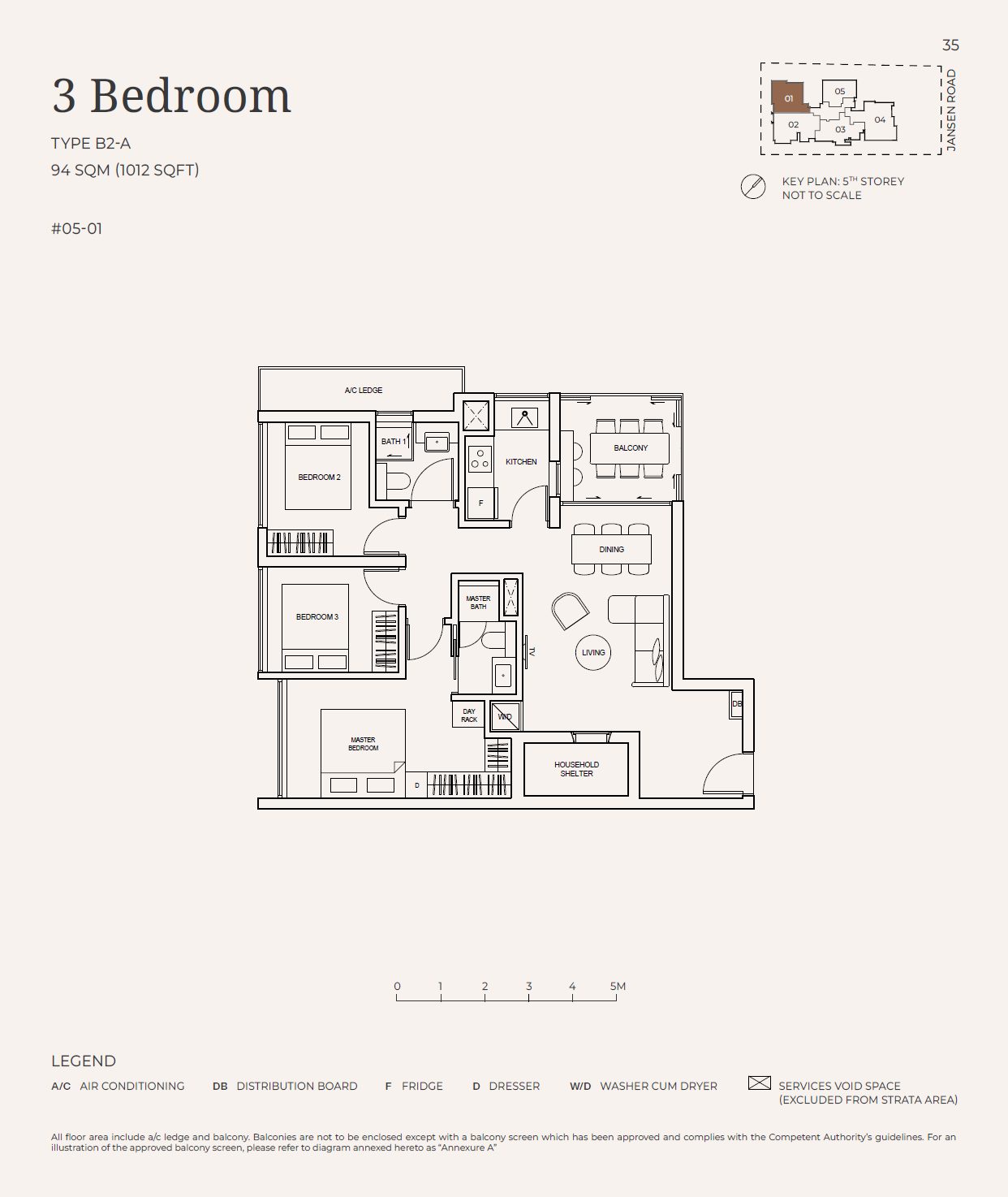 Jansen House B2-A floor plan