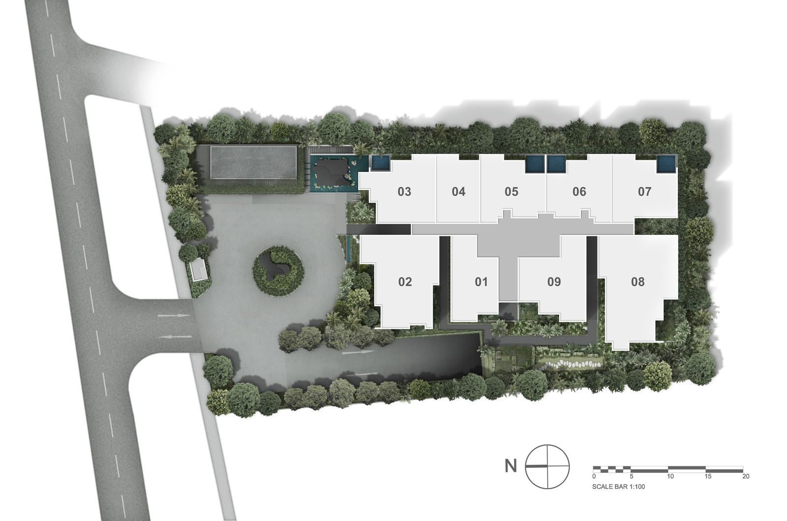 Jervois Privé Site Plan