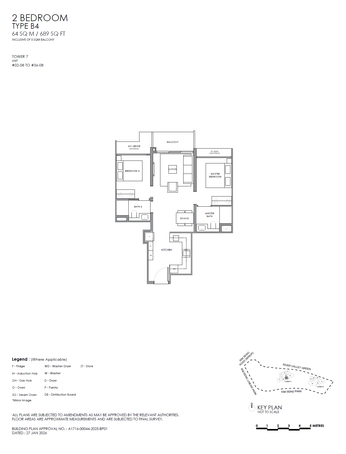River Modern B4 floor plan