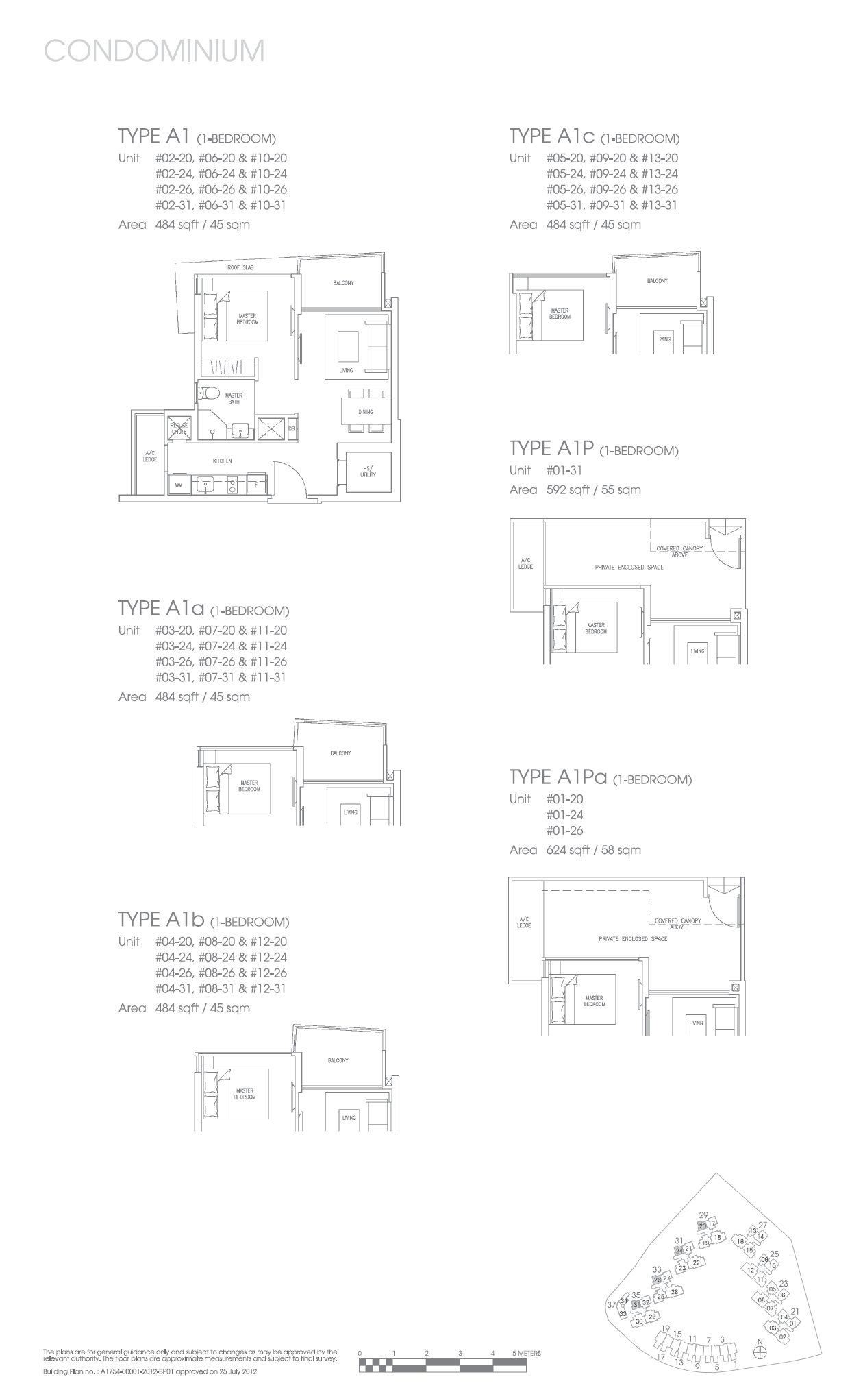 Skies Miltonia A1b floor plan