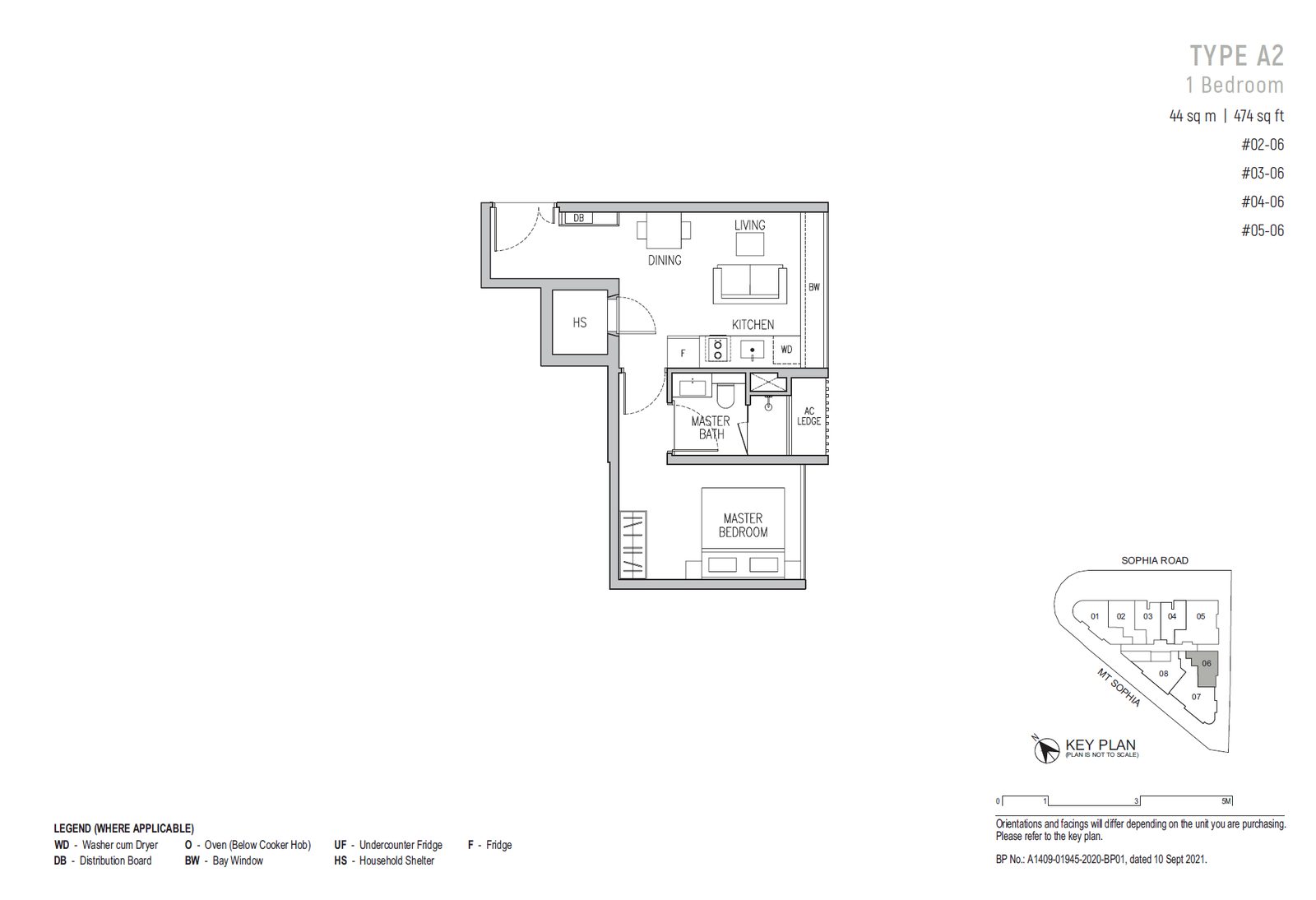 Sophia Regency A2 floor plan