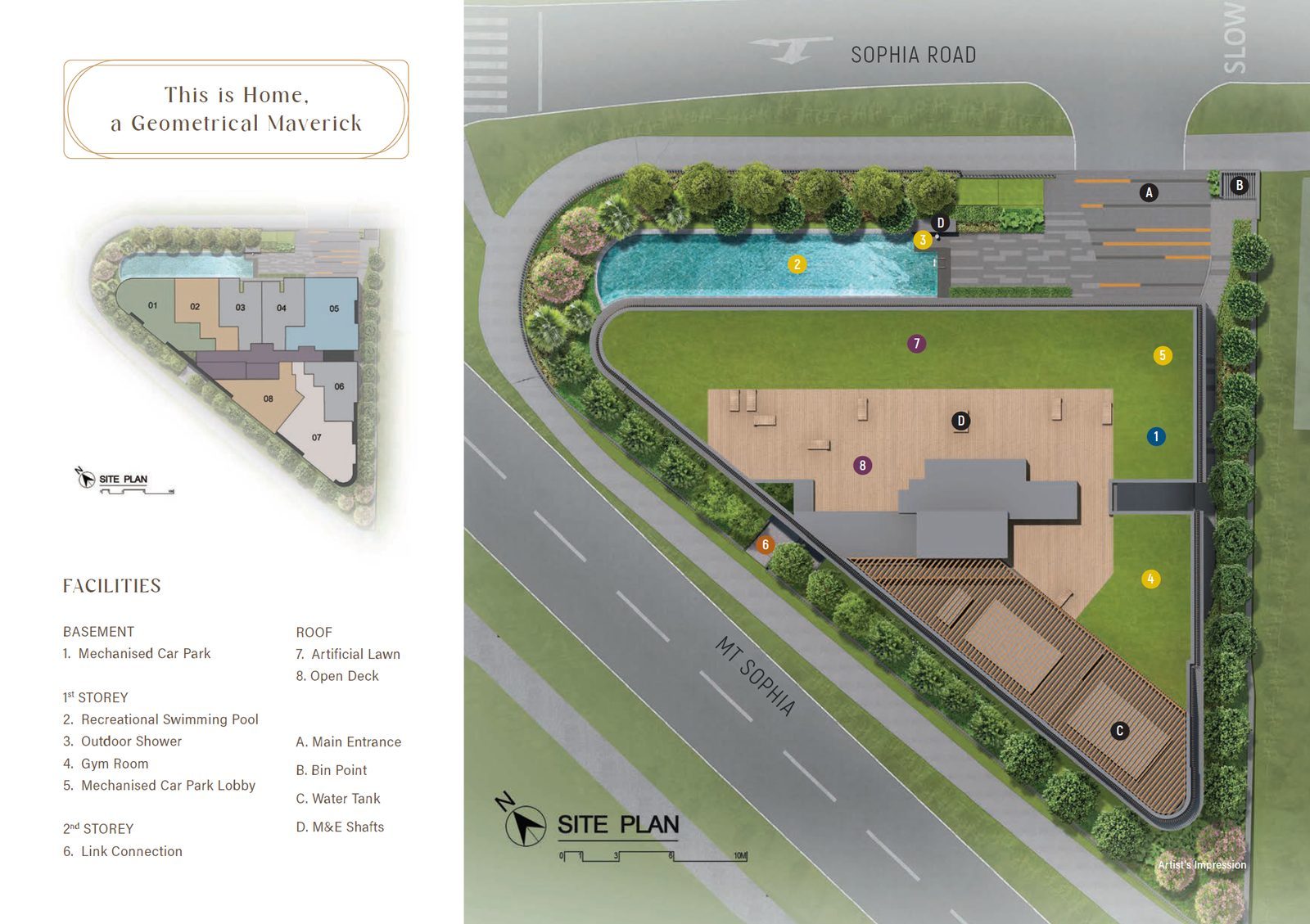 Sophia Regency Site Plan