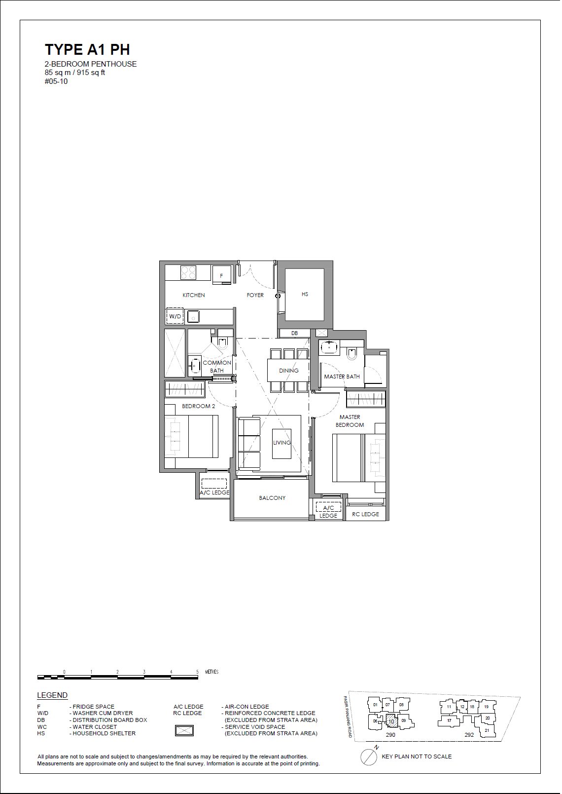 The Hillshore A1 PH floor plan