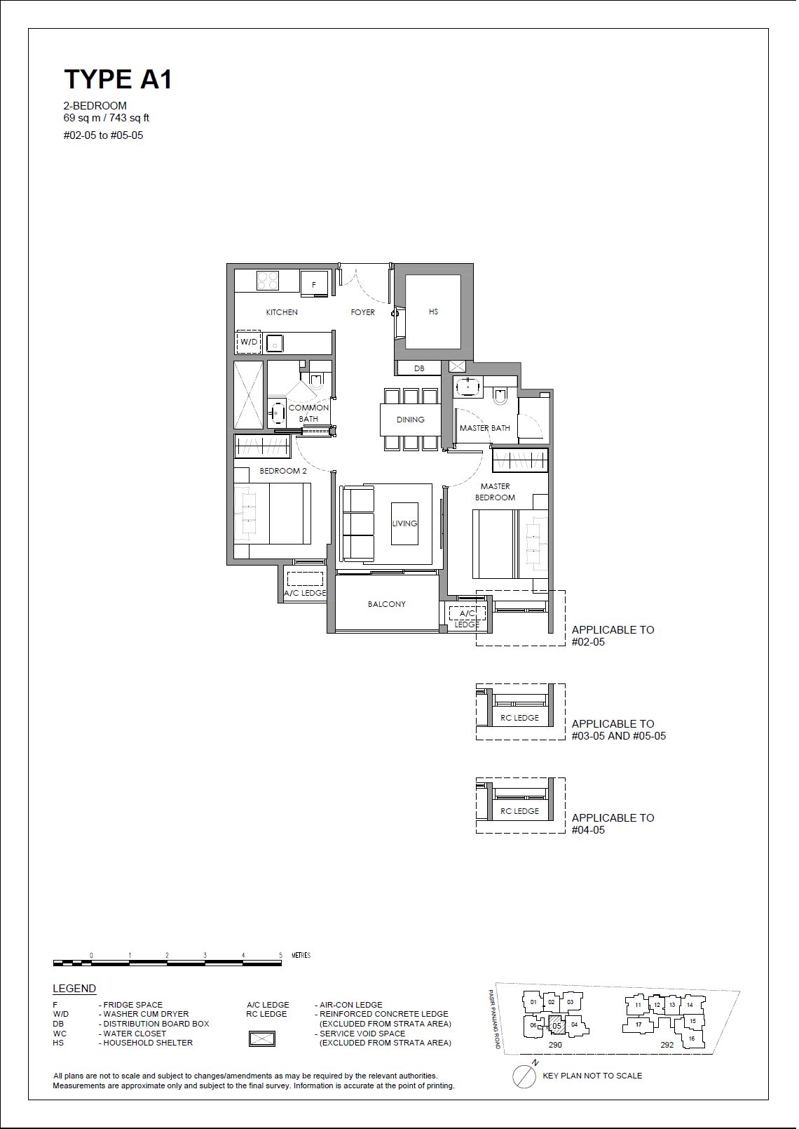 The Hillshore A1 floor plan