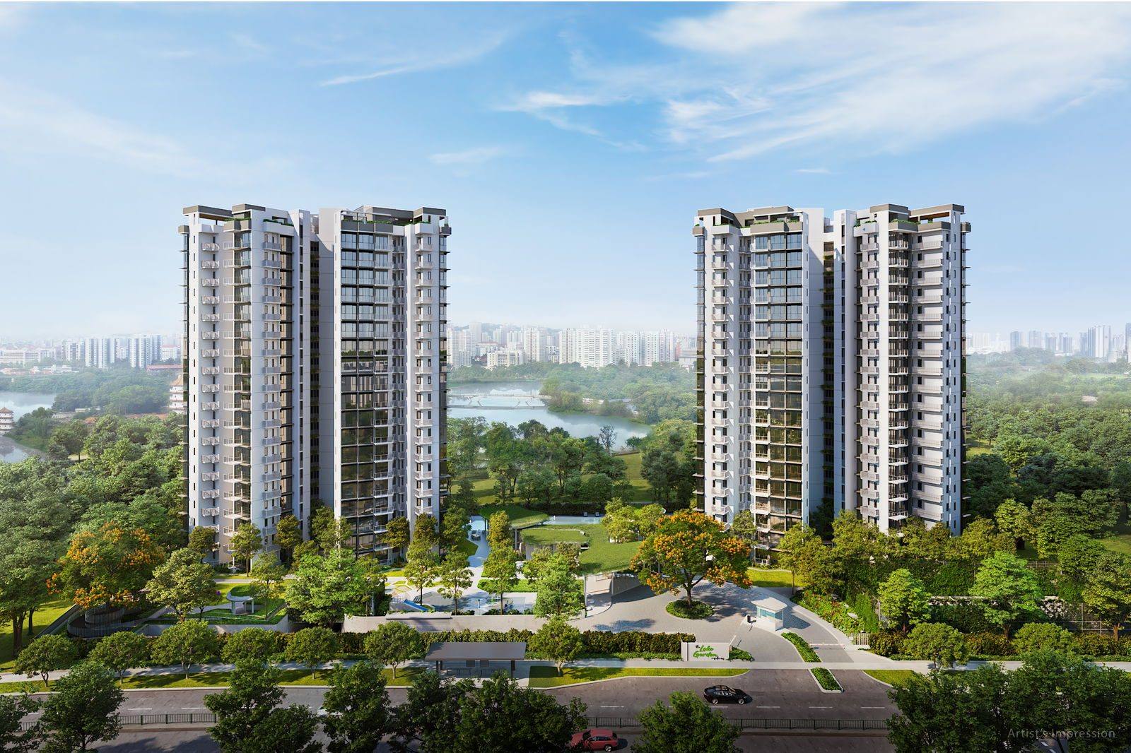 The LakeGarden Residences gallery render