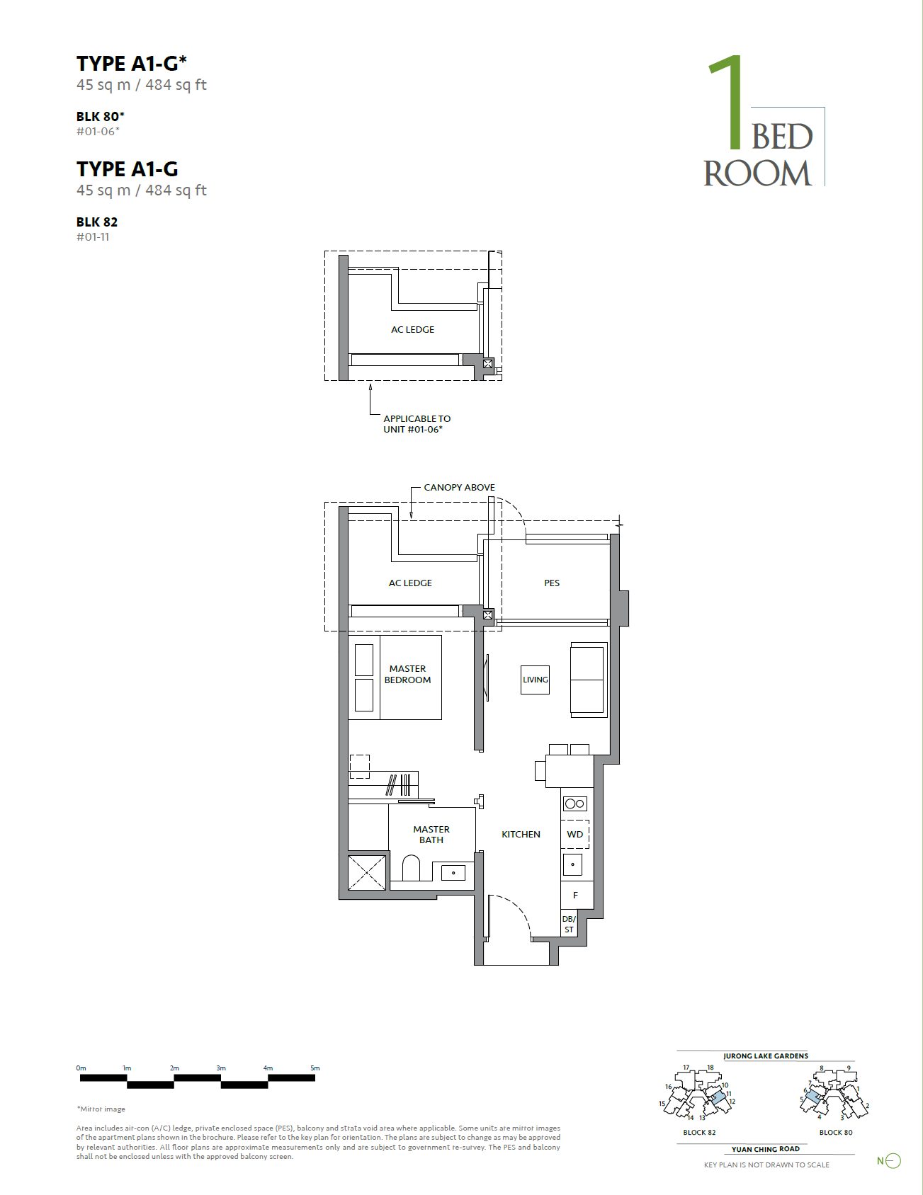 The LakeGarden Residences A1-G floor plan