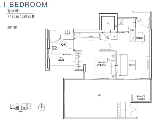 The Line @ Tanjong Rhu AG floor plan