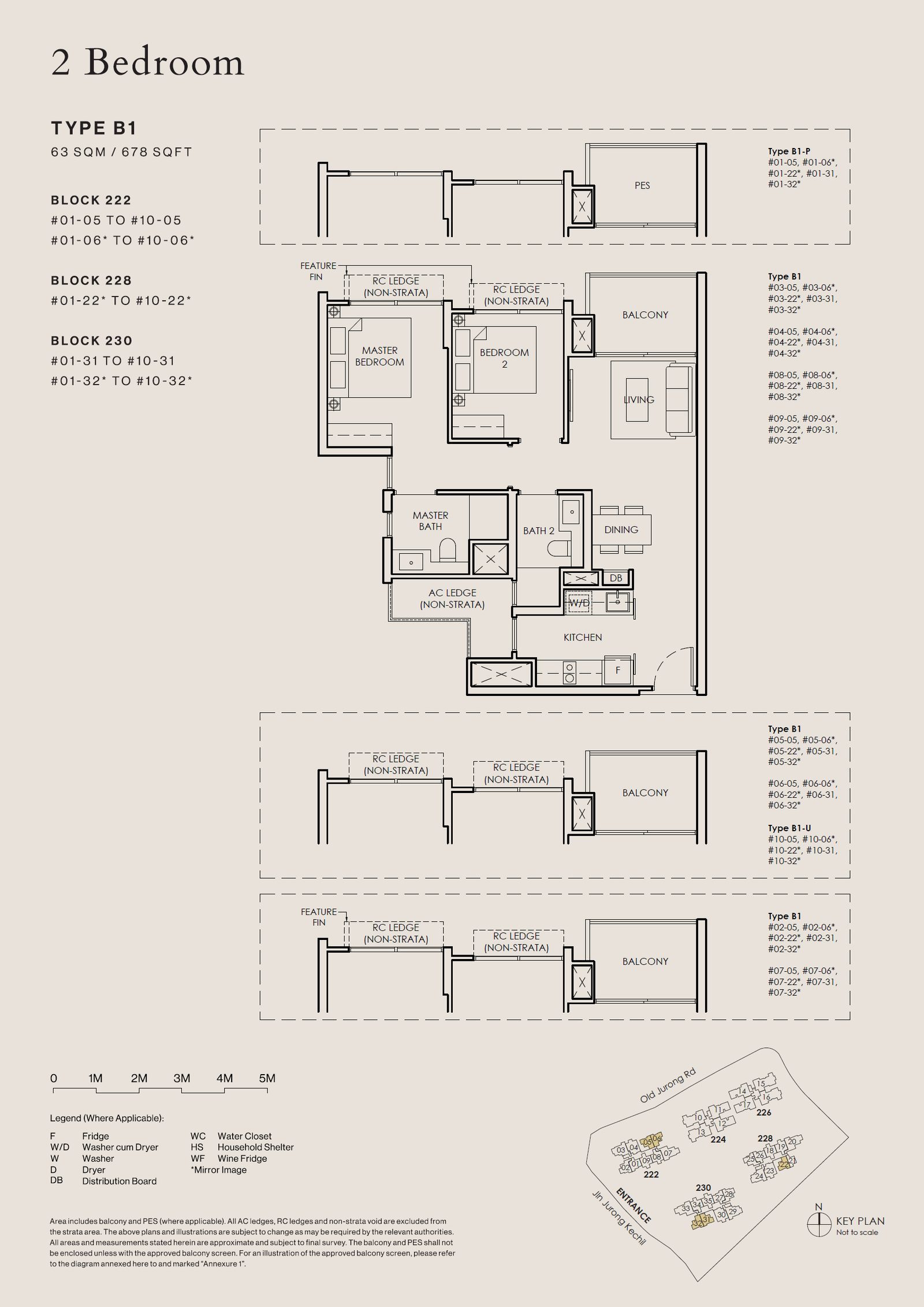 The Sen B1-U floor plan