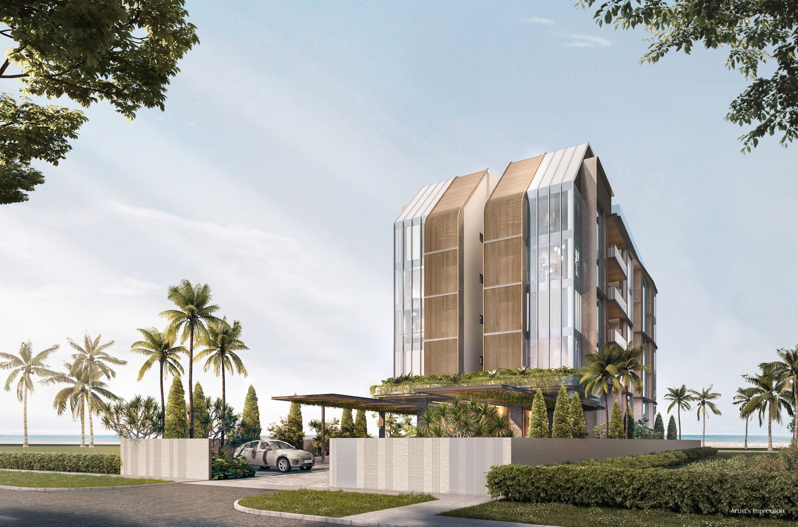 The Shorefront building exterior render